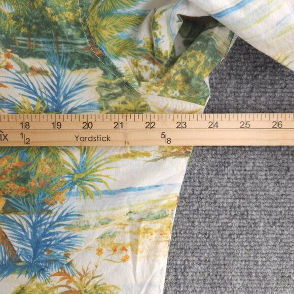 Tori Richard Beach Scene Print Hawaii Large Short Sleeve Colorful Cotton USA - Picture 13 of 16